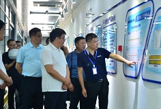 青海盐湖工业股份有限公司副总裁俞秋平一行莅临mk平台安徽基地参观考察