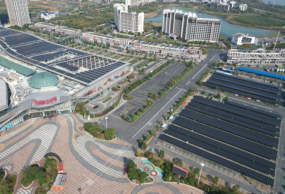 MK（中国）一站式服务平台智慧能源投资建设的合肥融创茂5.63MW分布式光伏项目顺利并网！