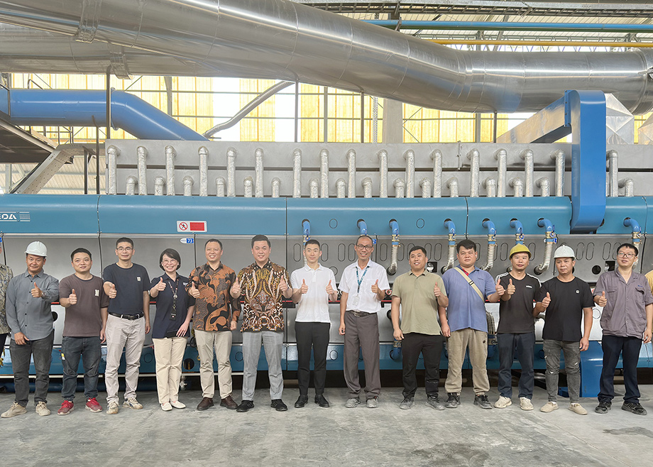 MK（中国）一站式服务平台连续球磨机和多段摆抛光机印尼首秀